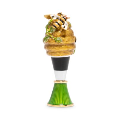 Mead Beehive Wine Stopper and Stand