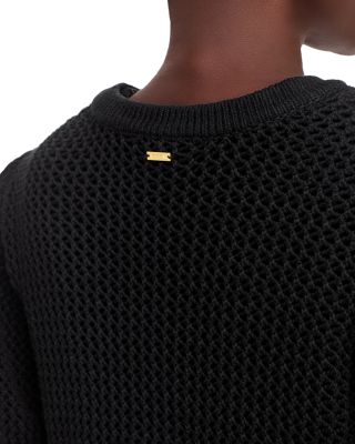 Samantha Crochet Cropped Cardigan Sweater