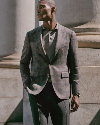 Capri Wool Flannel Slim Fit Trousers