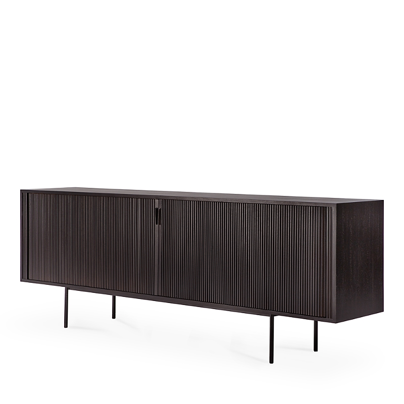 Ethnicraft Roller Max 88 Sideboard In Teak Off Black