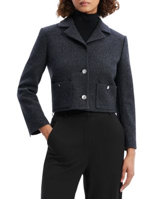 Theory - Boxy Cropped Jacket