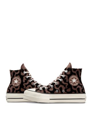 Women's Chuck Taylor All Star Lift Hi Leopard Remix Sneakers