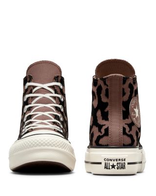 Women's Chuck Taylor All Star Lift Hi Leopard Remix Sneakers