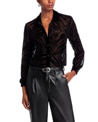 Bella Dahl - Velvet Burnout Blouse