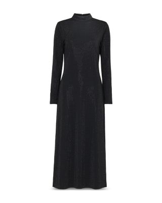 Diamante Jersey Midi Dress