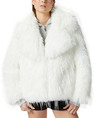 PINKO - Novaro Caban Faux Fur Coat