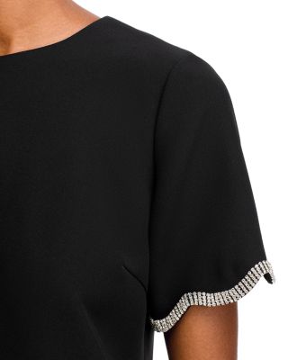 Crystal Trim Mini Dress - Exclusive