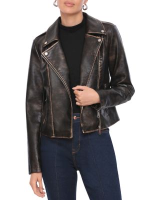 Bagatelle Faux Leather Moto Jacket Bloomingdale s