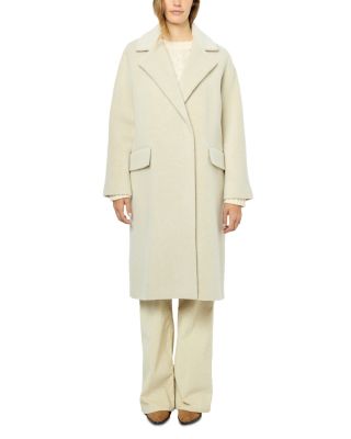 Gerard Darel Lorianne Double Breasted Wool Coat