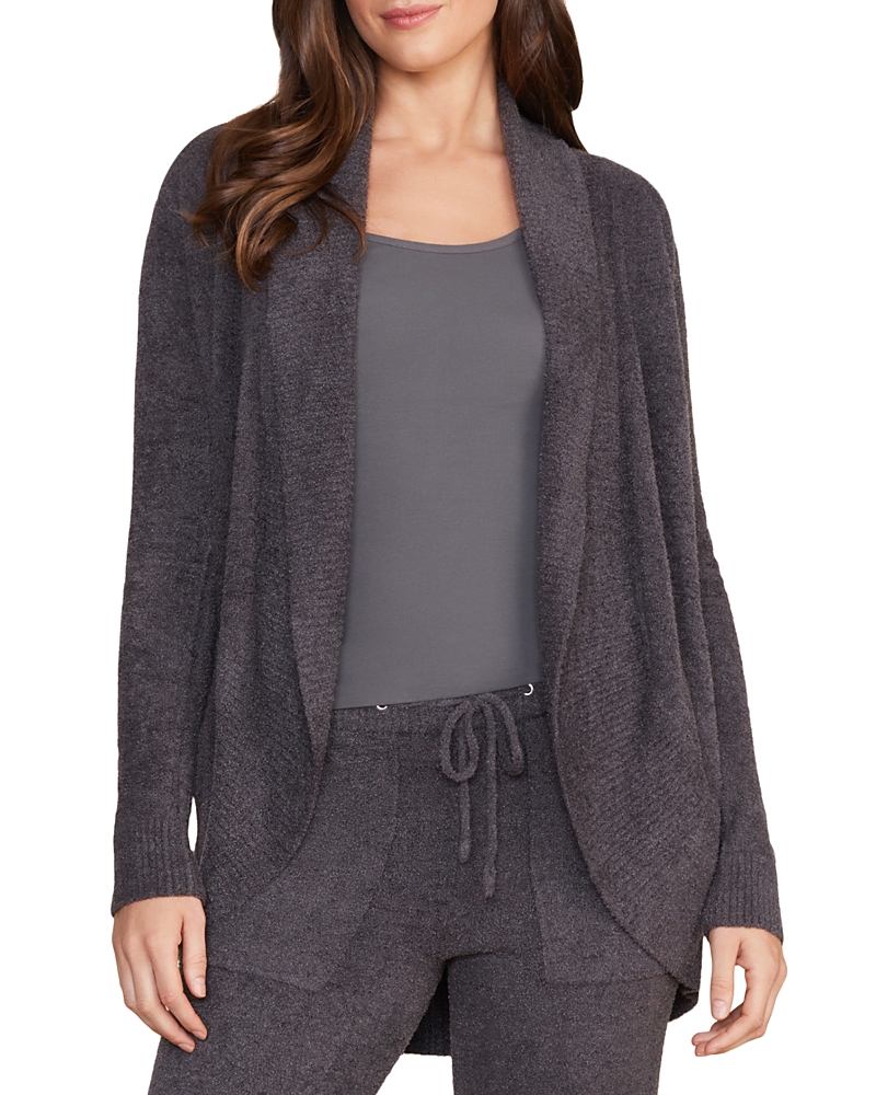 Barefoot Dreams Bcl Circle Cardigan In Carbon
