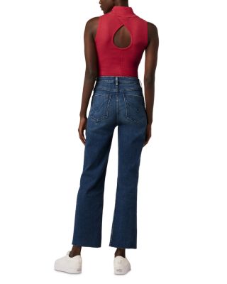 Remi High Rise Ankle Straight Jeans in Deep Dive