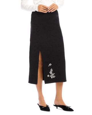 Brett Embellished Sweater Skirt