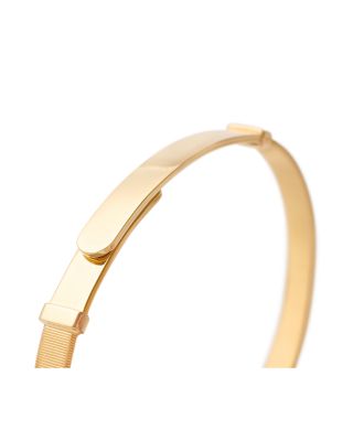 18K Yellow Gold Masai Coil Large Bangle Bracelet