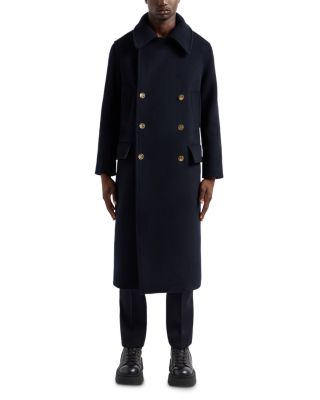 Double Breasted Wool Overcoat