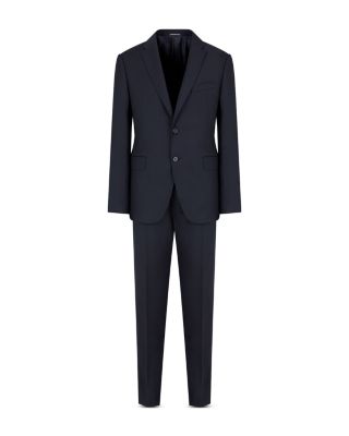 M Line Slim Fit Micro Stripe Suit