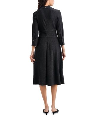 Sparkle Stretch Woven Midi Dress