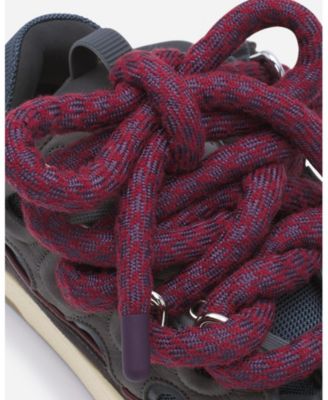  Women&#39;s Curb Sneakers in Leather with Snake Laces