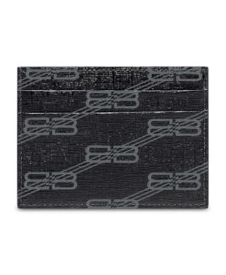 Signature Card Holder BB Monogram Coated Canvas