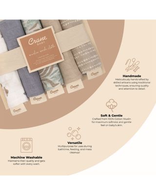 Cove Sea Life Washcloths, 5 Pack