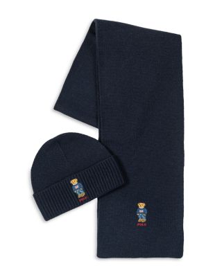 Polo Ralph Lauren - Flag Bear Beanie & Scarf Gift Set