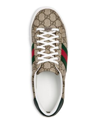 Men's Ace Canvas and Leather Sneakers