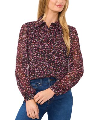 CeCe - Scalloped Collar Top
