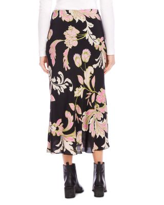 Printed Midi Skirt