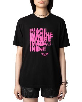 Zadig & Voltaire - Edwin Blurred Imagine Tee