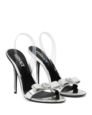 Versace - Women's Gianni Ribbon Slingback Sandals