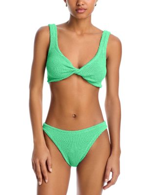 Juno Crinkle Bikini Top & Bottoms Set
