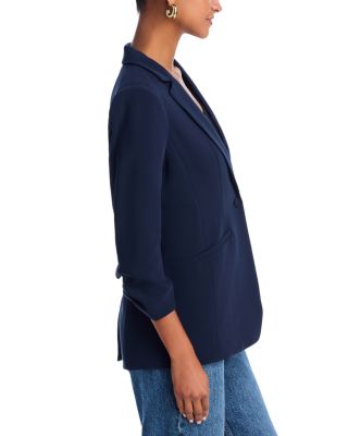 Khloe Ruched-Cuff Blazer