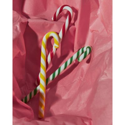 Crystal Candy Cane Holiday Decoration