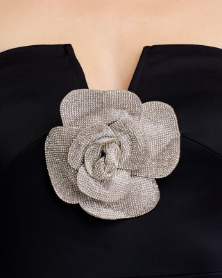 Denisa Rosette Midi Dress