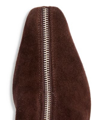 Women's Ryder Suede Zip Ankle Boots