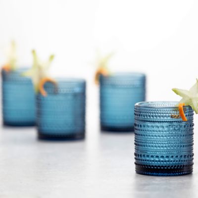 Fortessa Jupiter Cornflower Double Old Fashioned Glass, Set of 6