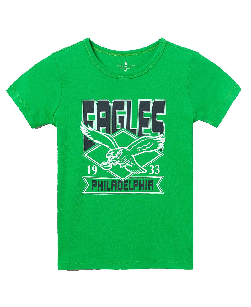 Junk Food Clothing Unisex Nfl Philadelphia Eagles Overtime Tee - Little Kid, Big Kid