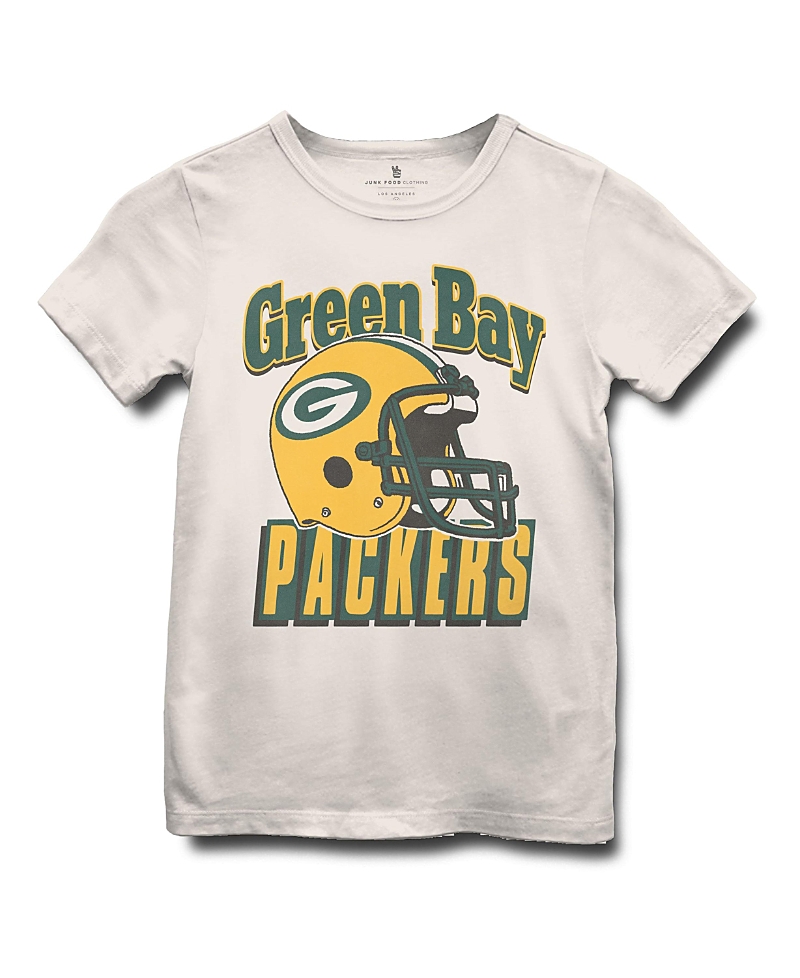 Junk Food Clothing Unisex Nfl Green Bay Packers Helmet Tee - Little Kid, Big Kid
