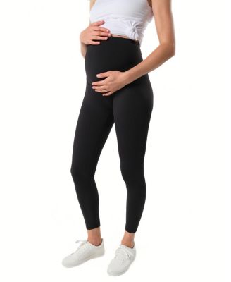 Women&#39;s Maternity Stretch Leggings with Bump-Friendly Phone Pocket
