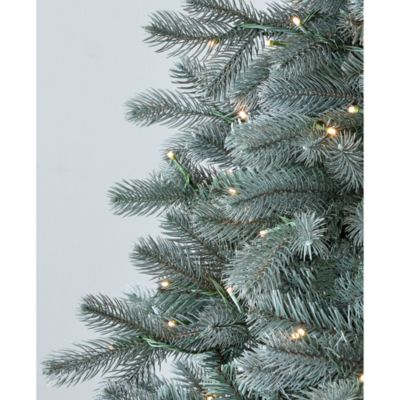 Blue Spruce 7.5' Tree Warm White LED Lights