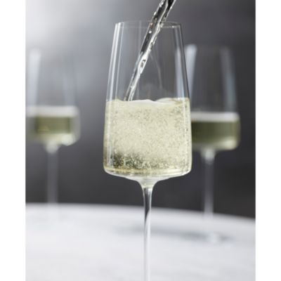 Handmade Simplify Champagne Glass, Set of 2