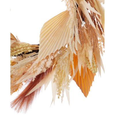 Pampas and Palm 24" Wreath