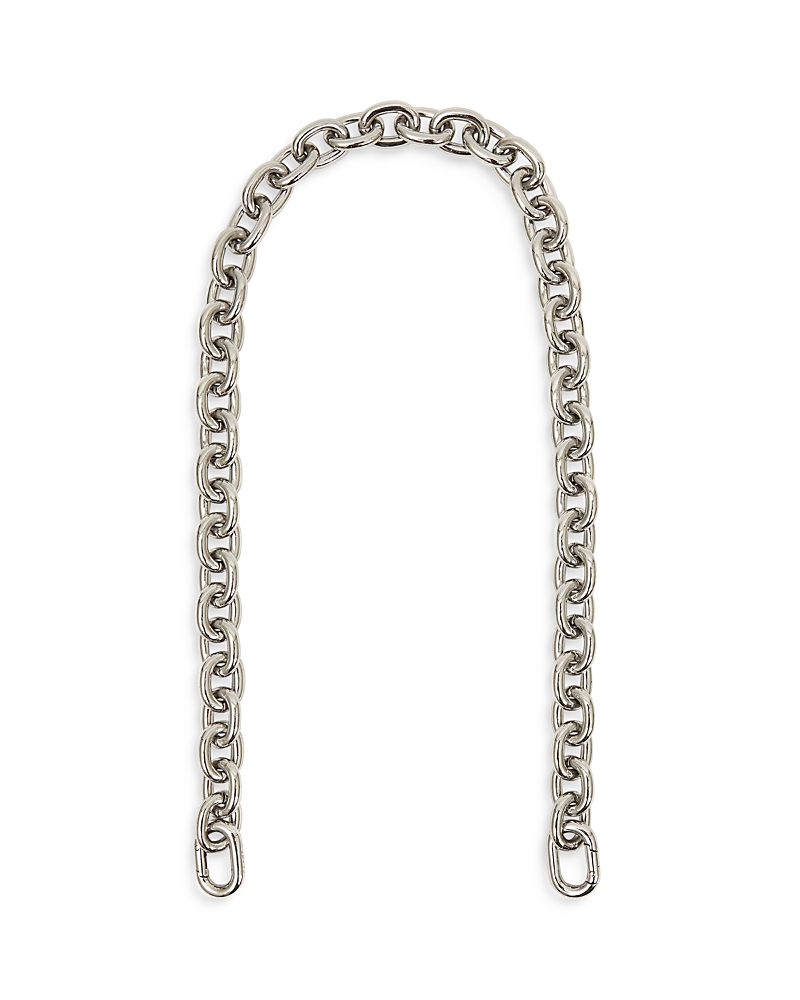 Clare V Shoulder Strap - Mini Link Chain In Silver