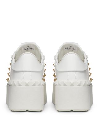Women's Rockstud Lace Up Sneakers
