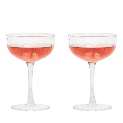 Puro Cocktail Coupe Glasses, Set of 2