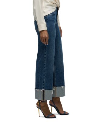 Rosie High Rise Wide Leg Jeans in Mallorca