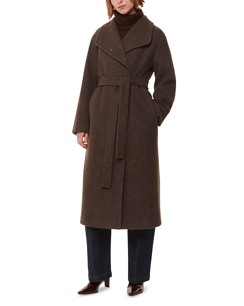 Whistles Morgan Funnel Neck Coat