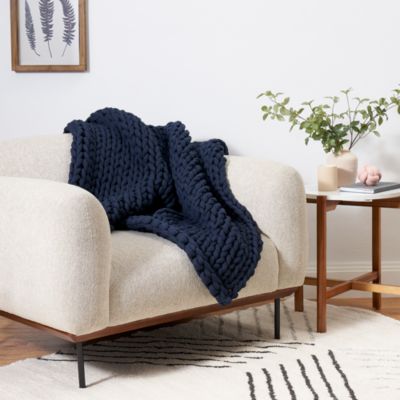 Cotton Napper Knitted Weighted Blanket, 10lbs