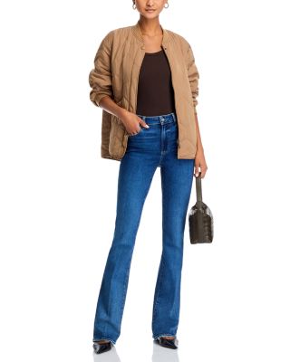 High Rise Laurel Canyon Bootcut Jeans in Acapella