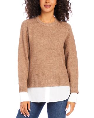 Karen Kane Layered Crewneck Sweater