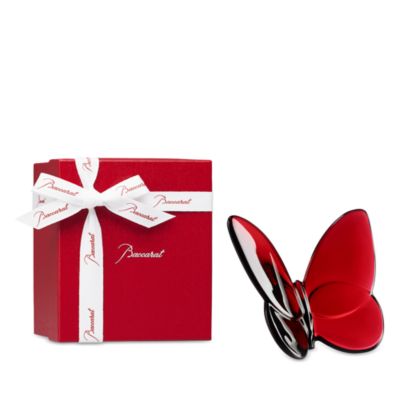 2.5&amp;quot; Lucky Crystal Butterfly in Red